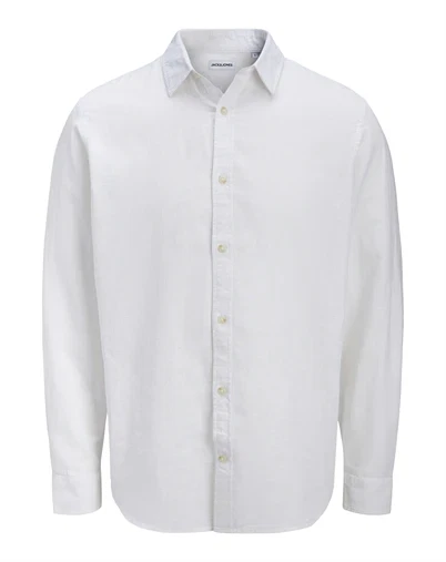 Jack & Jones - JJESummer Linen Blend Skjorte - White 